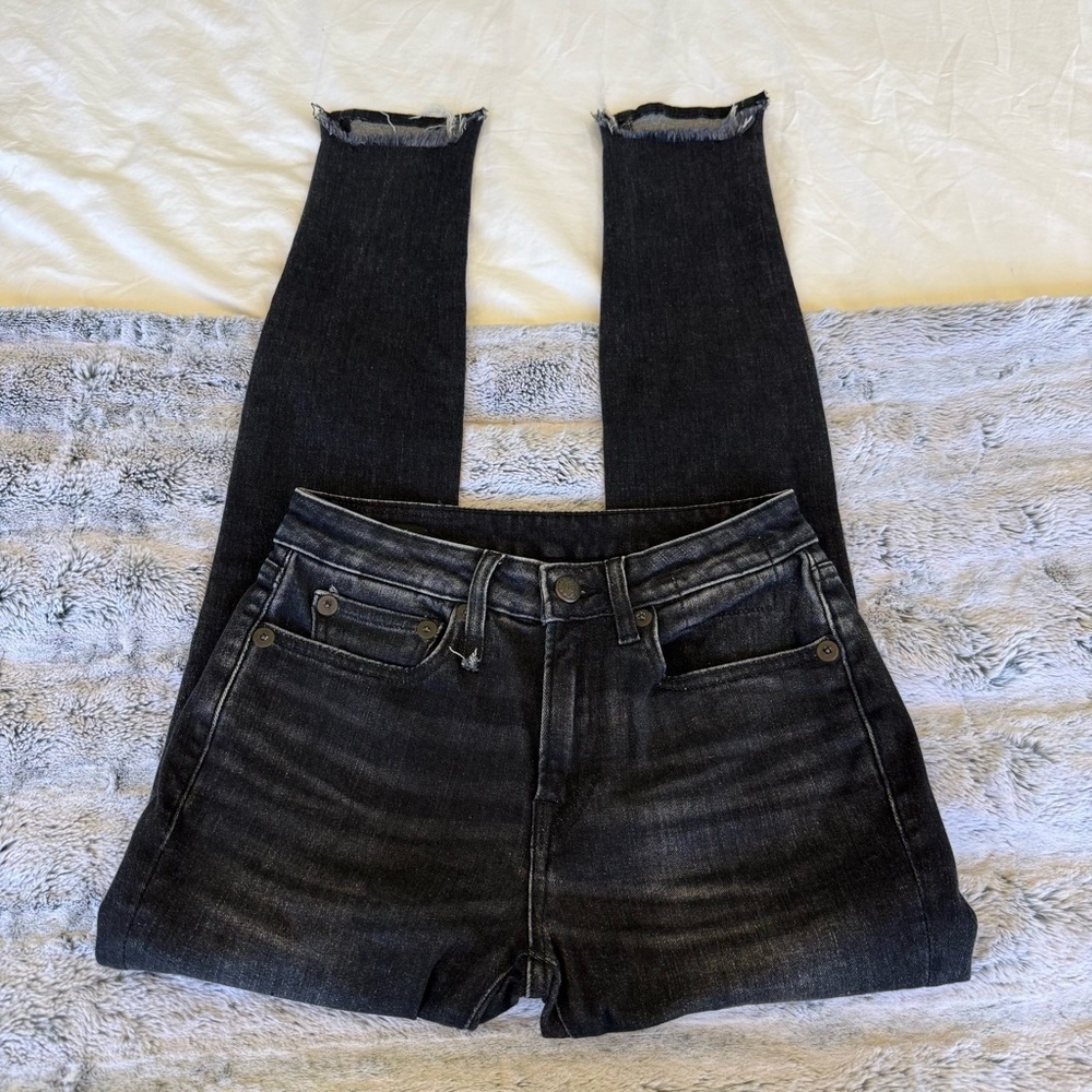 R13 Alison Skinny Black Jeans